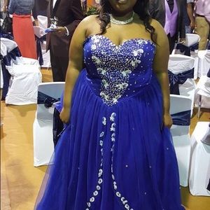 Royal Blue Ball Gown